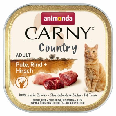 アニモンダ 猫用 カーニー カントリー 牛・鴨・ トナカイ 成猫用 100g