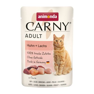 アニモンダ 猫用 カーニー パウチ 鶏・サーモン 成猫用 85g (83086